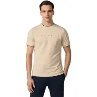 Hackett for man. HM5000125 Hs Essential beige T-shirt (XL), Casual, Cotton, Short sleeve