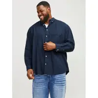 Jack & Jones Oxford Plus Size Skjorte Med Lange Ermer