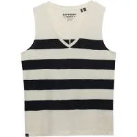 Superdry Studios Vee Ermeløs V-hals T-skjorte