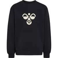 Hummel Collegegenser - hmlJr Reg Tukas - Svart m. Logo - - 11-12 år (146-152) - Collegegenser
