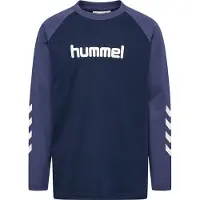 Hummel Genser - hmlJR Logo - Dress Blues/Blue Indigo - - 7-8 år (122-128) - Genser
