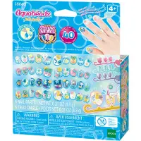 AquaBeads Perlesett - Nail Studio - Stars &amp; Unicorns Nail Refill - - OneSize - Perler