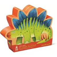 Crocodile Creek Puslespill - 36 Brikker - Dino Land - - OneSize - Puslespill