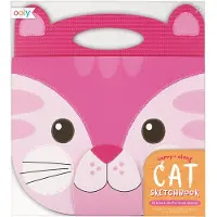 Ooly Skissebok - Carry Langs - Katt - - OneSize - Notisbok