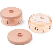 Liewood Matbeholder - Dominique - 500 ml - 2-pack - Peach/Sea Hu - - OneSize - Matboks