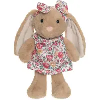 Teddykompaniet Kosedyr - Kaniner Daisy - 33 cm - Lysebrun - - OneSize - Kosedyr