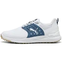 Puma IGNITE Elevate 2 Golf Shoes Men, Shoes, White/Dark Indigo/Ice Coffee, 44