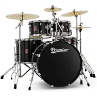 Premier Revolution 22" 5-stk Trommesett Svart
