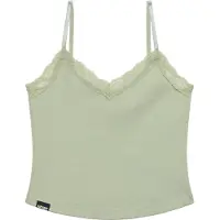 Superdry Essential Lace Trim Crop Cami Ermeløs Topp
