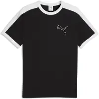 Puma T7 Love Of The Cat Ringer Tee Men, Clothing, Black, S