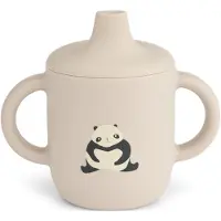 Liewood Kopp m. tut - Neil Sippy Cup - Silikon - Panda/Sandy - - OneSize - Kopp