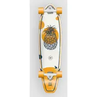 Flying Wheels Tropical 35" Surfskate oransj