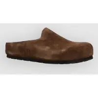 Birkenstock Amsterdam Wrapped Suede Leather Sandaler brun