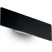 Ideal Lux LED-vegglampe Zig Zag svart, bredde 29 cm