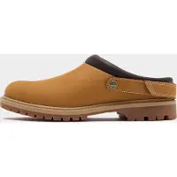 Timberland for woman. TB0A2PSB7541 Premium brown Leather Clogs (40 W), Flat, Velcro, Casual