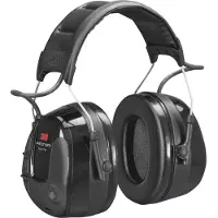 Peltor ProTac III MT13H221A - Hodetelefoner - hodebånd - loddrett - kablet - 3,5 mm jakk - lydisolerende - svart
