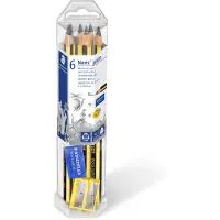 Staedtler Blyanter m. Tilbehør - Noris Jumbo - HB - 6 stk. - - OneSize - Blyanter
