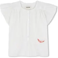 Zadig & Voltaire X60551 Kort Ermet Bluse