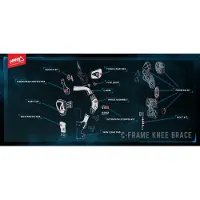Leatt C-frame Pro Right Lower Skinneplate