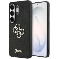 GUESS Fast glitter Big 4G metallogo-deksel for Samsung Galaxy S26 Ultra - svart