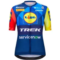 Santini Lidl Trek 2026 Kort Ermet Trøye