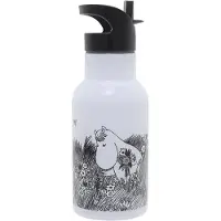 Rätt Start Termo flaske - Mumi - Rustfritt Stål - 340 ml - Grafi - - OneSize - Termo flaske