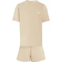 Adidas Originals Shorts Sett - T-skjorte/Shorts - Khaki Tre - - 4 år (104) - Shorts