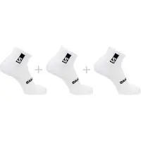 Salomon Everyday Ankle 3-Pack, Løpesokker, white/white