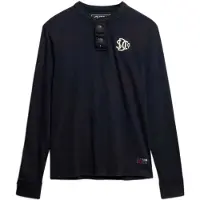 Superdry Vintage Athletic Grandad Langarmet T-skjorte