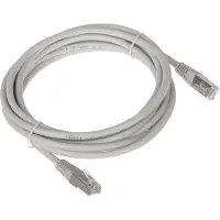 Lanberg patch cable - 3 m - gray (RAL 7035) - Grå - 3m