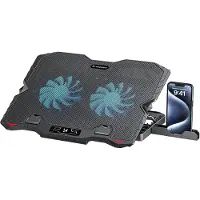 Wozinsky WDCX-015 StormPad RGB-kjøleholder for gaming-bærbare – svart