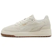 Puma Shuffle Downtown Sneakers Unisex, Shoes, Warm White/Vapor Gray/Gold, 44.5