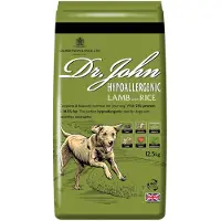 Dr Jhon Hypoallergenisk Hundemat Med Lam Og Ris 12.5kg