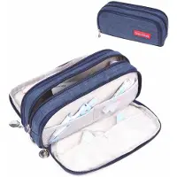 INF Penneveske med stor kapasitet DarkBlue