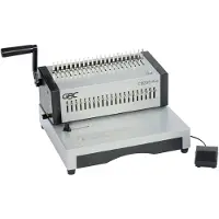 GBC CB25E Pro Heavy Duty elektrisk stanse- og spiralinnbindingsmaskin, Kapasitet 500 A4-ark, Kombi-bindemaskin, Elektrisk, 500 ark, Sølv