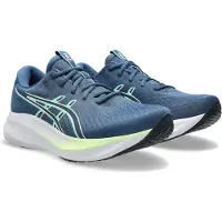Asics for man. 1011C080 GEL-Excite 11 blue sneakers (46.5), Flat, Laces, Casual, Sport, Grey, Mesh