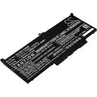 24hShop Batteri til bærbar PC for DELL Latitude 12 7000, Latitude 12 7290 og andre.