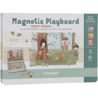 Little Dutch Magnetisk spillebrett - Forest Friends - - OneSize - Magnetisk leketøy