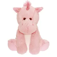 Teddykompaniet Kosedyr - Stor Enhjørning - 36 cm - Lyserød - - OneSize - Kosedyr