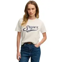 Superdry Varsity Script Kortarmet T-skjorte