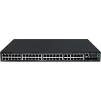 HP HPE Networking Comware 2050 48p 10/100/1000BASE-T PoE+ 4p SFP 1G/2.5G 410W - Switch - Styrt - 48 x 10/100/1000Base-T (PoE+) + 4 x 1/2.5GBase-X (uplink / stacking) - rackmonterbar - PoE+ (410 W)