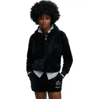Superdry Country Club Velour Genser Med Hel Glidelås