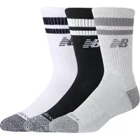 New Balance Active Lifestyle Striped Crewsokker Assortert