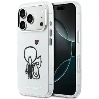 Karl Lagerfeld Karl & Choupette MagSafe-etui for iPhone 17 Pro - Klar