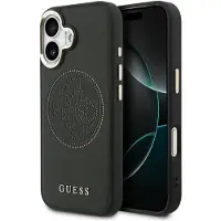 GUESS Perforert 4G MagSafe-etui for iPhone 17 - svart