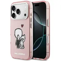 Karl Lagerfeld Karl & Choupette MagSafe-etui for iPhone 17 Pro - Rosa
