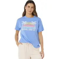 Rip Curl Malibu Relaxed T-skjorte blå