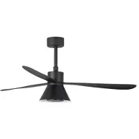 Faro LED-takvifte Amelia Cone L, svart, stillegående, 132 cm