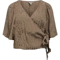 Object Croppet Omslag Bluse