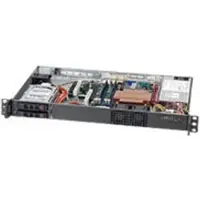 Super Micro Computer B.v. Supermicro SC510 T-203B 1U micro ATX-serverkabinett, svart